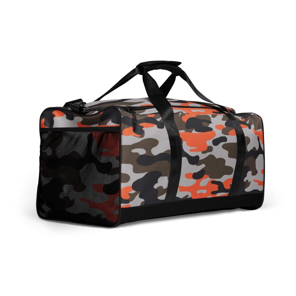 Orange camo duffel bag - Picture 14 of 16